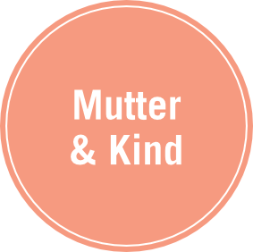 Button Mutter und Kind