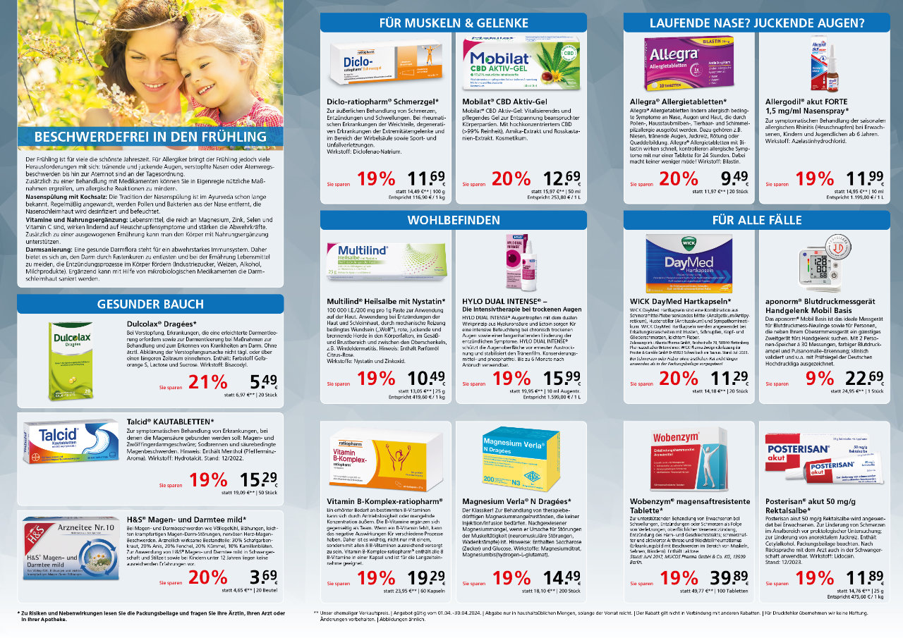 Angebote der Malteser Apotheke Teil 2